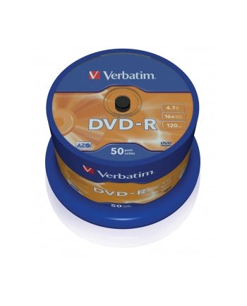 DVD-R VERBATIM 43548 4.7GB 16x CAKE 50 SZT