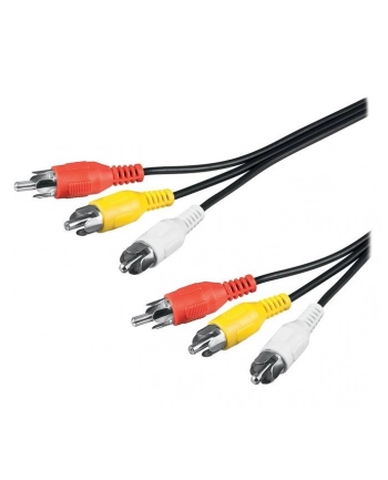 Kabel Premiumcord 3x CINCH-3x CINCH M/M 2m