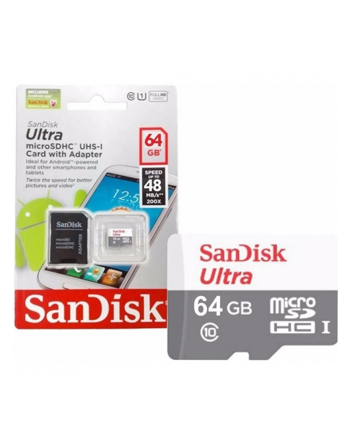 SanDisk Ultra Lite MicroSDXC 64 GB Class 10 UHS-I (SDSQUNR-064G-GN3MA) główny