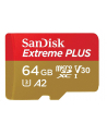 SanDisk microSDXC 64GB Extreme Plus A2 U3 V30 (SDSQXBZ064GGN6MA) - nr 1