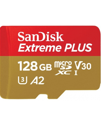 SanDisk microSDXC 128GB Extreme Plus A2 U3 V30 (SDSQXBZ128GGN6MA)