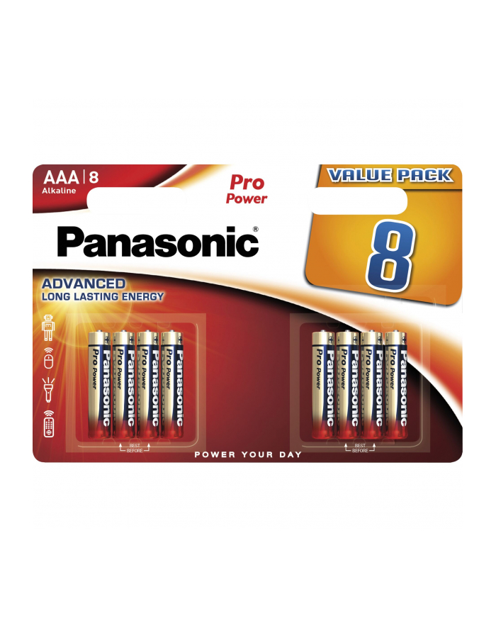 PANASONIC bateria ALKALICZNA, AAA, 1.5V, , BLISTR, główny