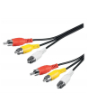 Kabel Premiumcord 3x CINCH-3x CINCH M/M 2m - nr 2