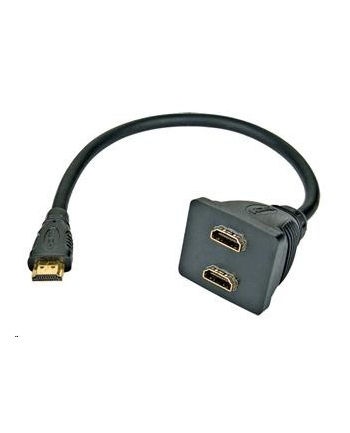 Kabel Premiumcord HDMI M - 2x F