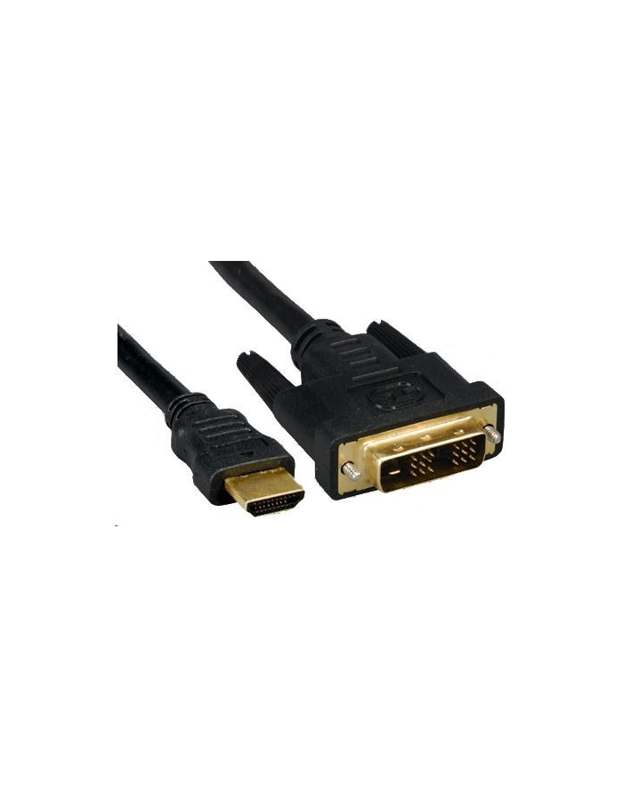 Premiumcord Kabel HDMI - DVI 10m (M/M, zlacené kontakty, stíněný) (kphdmd10) główny