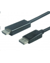Kabel Premiumcord DisplayPort HDMI 2 Czarny (kportadk04-02) - nr 1