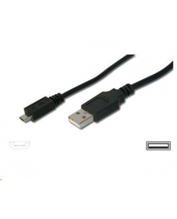 Kabel USB Premiumcord USB 2.0 A - Micro B 1m