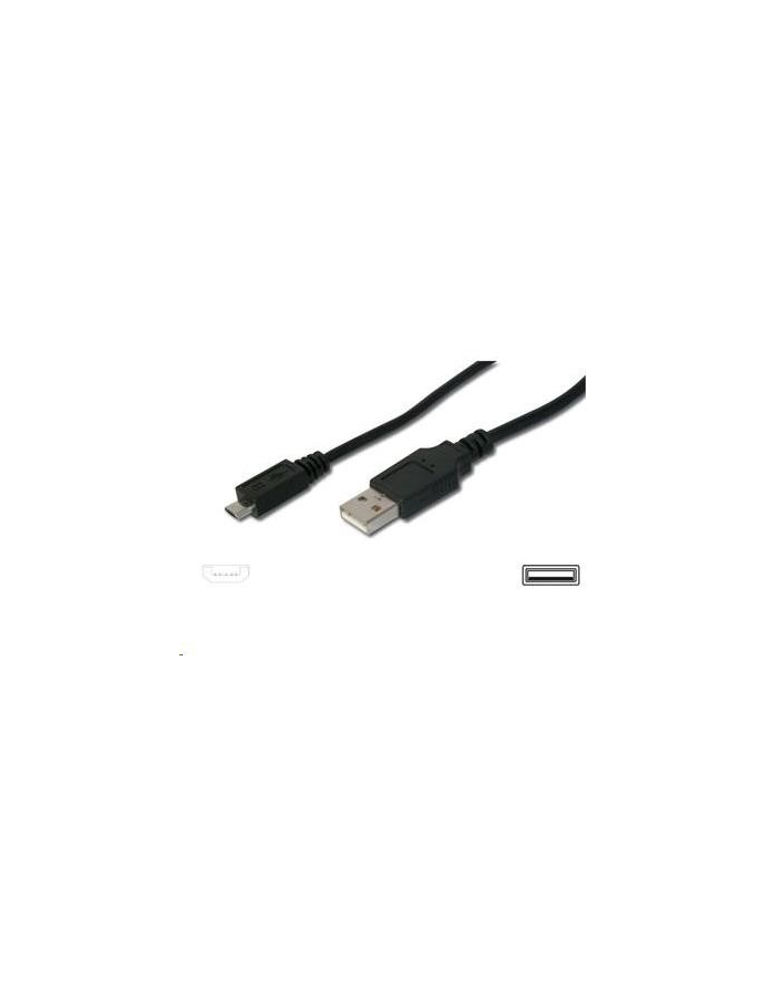 Kabel USB Premiumcord USB 2.0 A - Micro B 1m główny
