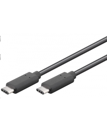 Kabel USB Premiumcord USB 3.1 konektor C/male - USB 3.1 C/male černý 0,5m