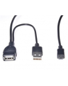 Kabel USB Premiumcord Premiumcord USB redukce kabel USB A/female+USB A/male - Micro USB/male OTG - nr 2