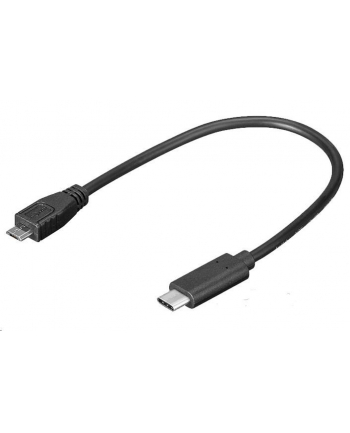 Premiumcord Kabel USB Premiumcord USB 3.1 C - USB 2.0 Micro-B, 0,2m (KUR3102)
