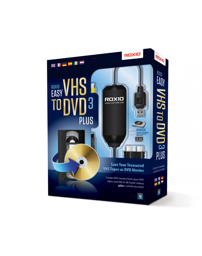 Roxio Easy VHS to DVD 3 Plus, Win, ML (251000EU) główny