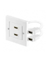Premiumcord Panel 2x HDMI żeńskie biały (KPHDMZ02) - nr 2