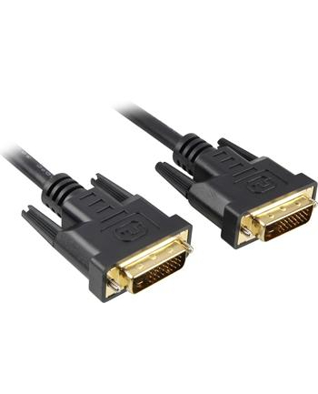 Premiumcord Kabel DVI - DVI propojovací 3m (DVI-D, M/M, dual link)