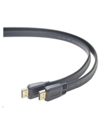 Premiumcord Kabel HDMI HDMI Ethernet Płaski 1 m Czarny   (kphdmep1)