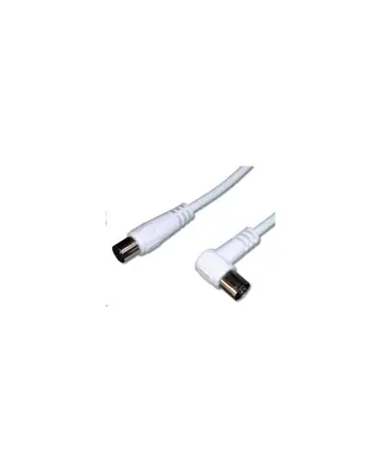 Premiumcord Kabel Anténní Propojovací 2M, Konektor 90° (ktmf02U)