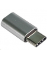 Premiumcord Adapter USB 3.1 Gen. 1 konektor C/male - USB 2.0 Micro-B/female, srebrny - nr 1