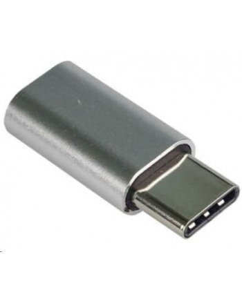 Premiumcord Adapter USB 3.1 Gen. 1 konektor C/male - USB 2.0 Micro-B/female, srebrny
