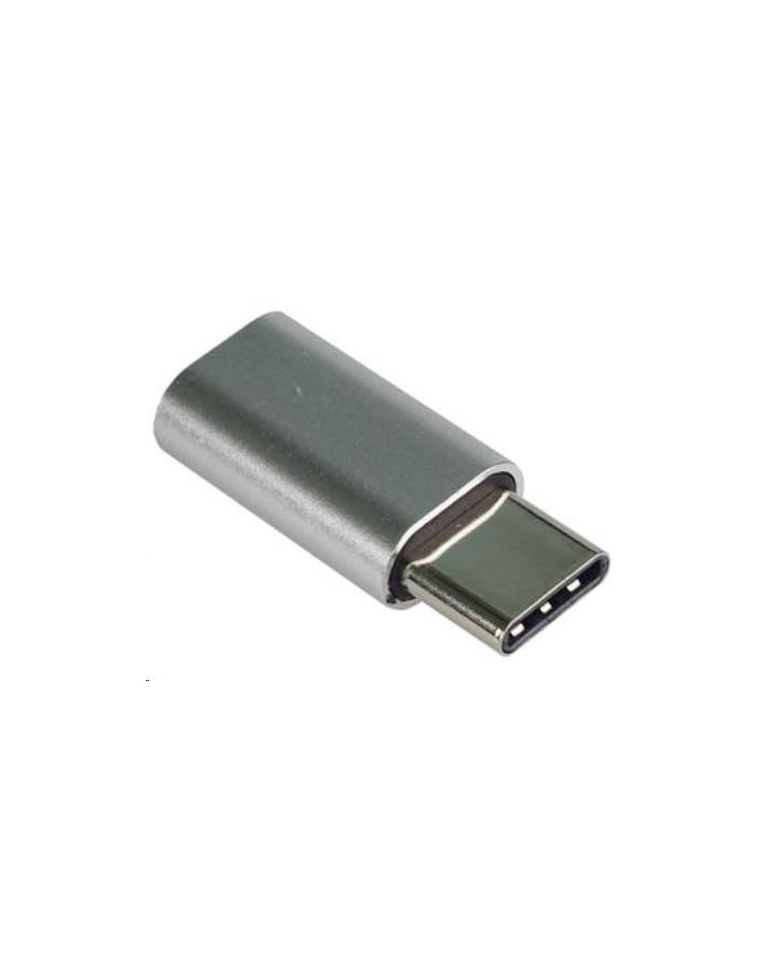 Premiumcord Adapter USB 3.1 Gen. 1 konektor C/male - USB 2.0 Micro-B/female, srebrny główny