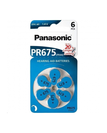 Baterie słuchowe - 675 PR44 PR675 Panasonic 60szt
