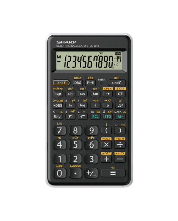 Sharp Kalkulator Kalkulačka - El-501T Bílá (Balení Blister)