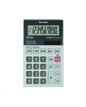 Kalkulator Sharp Hadheld Box ELW211GGY Szary nr 2