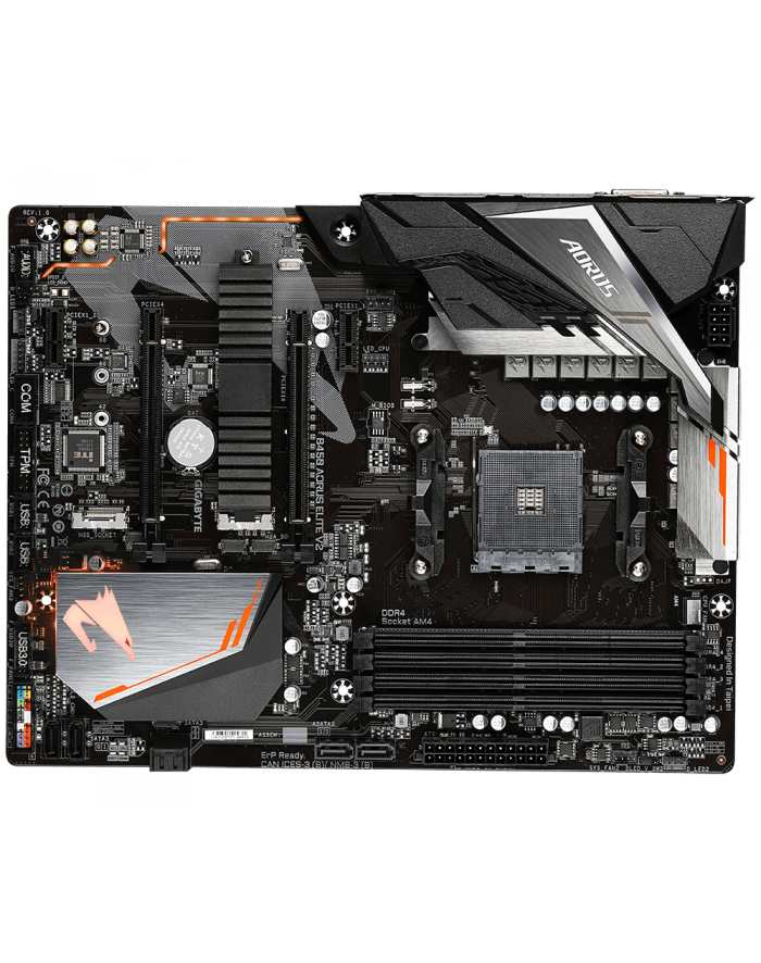 gigabyte Płyta główna B450 AORUS ELITE V2 AM4 4DDR4 DVI/HDMI/M.2 ATX główny