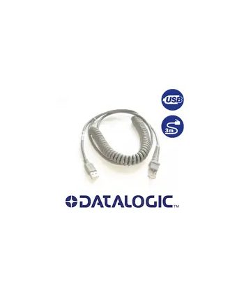 Datalogic Kabel USB 3m spiralny (90A052043) nr 1