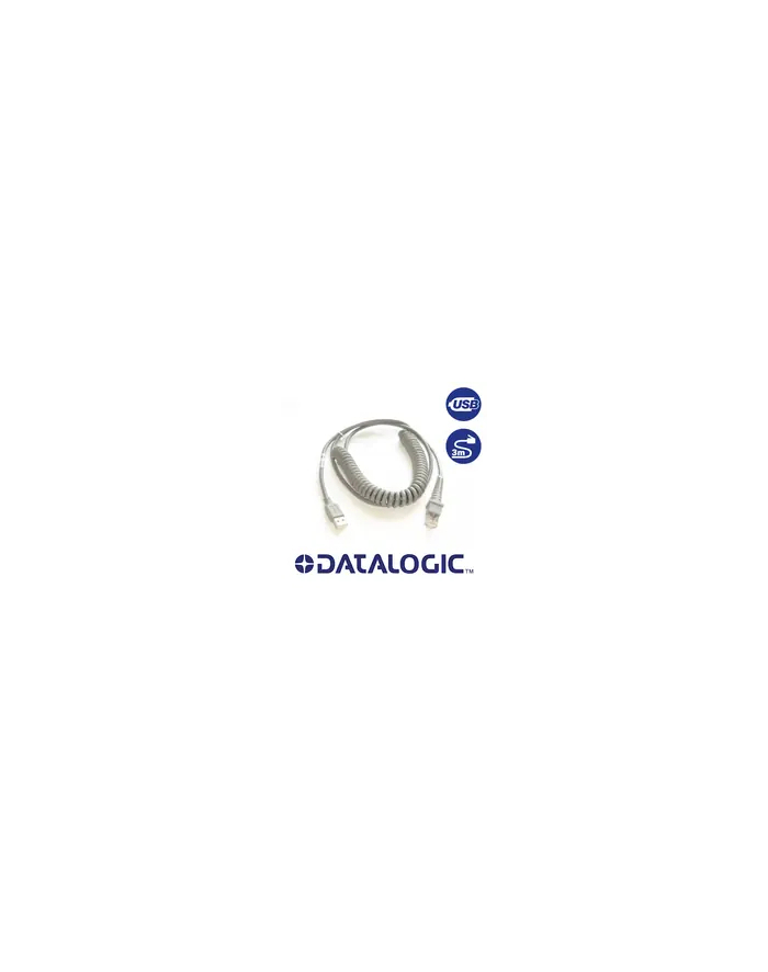 Datalogic Kabel USB 3m spiralny (90A052043) główny