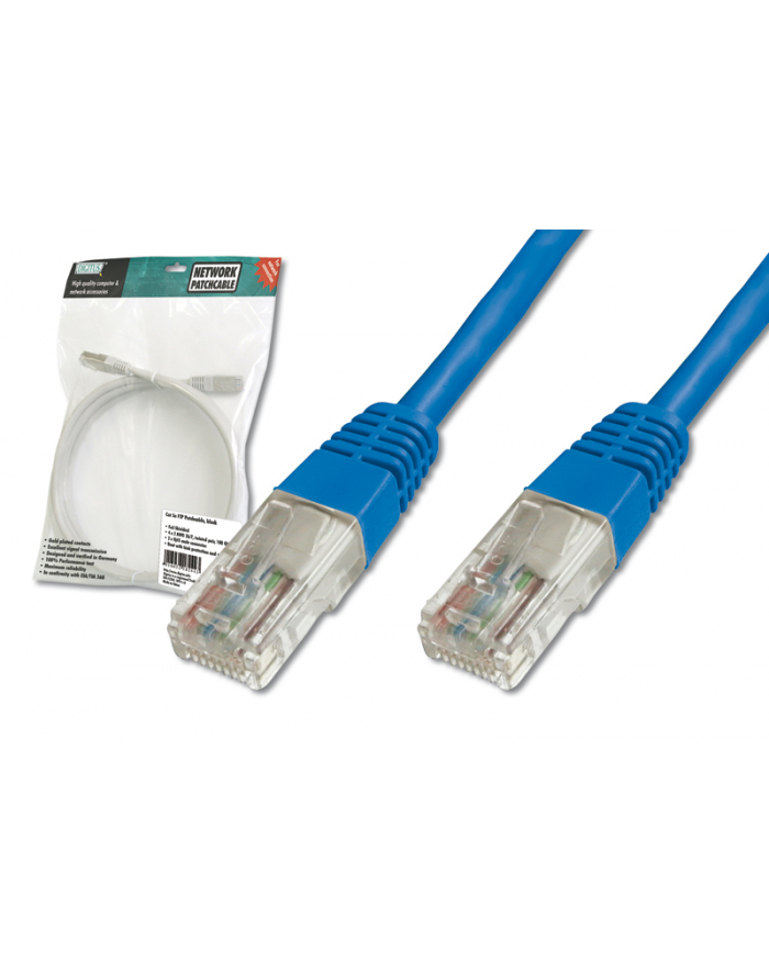 Digitus Patch Cable, SFTP, CAT5E, 0.5 M, blue (DK-1531-005/B) główny