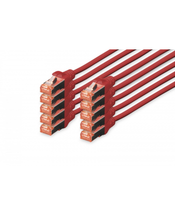 Digitus Patchcord CAT6, S-FTP, 1m, 10 sztuk (DK-1644-010-R-10) nr 2