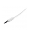 Startech Kabel  3.5mm Mini-Jack Biały (MU2MMMSWH) - nr 5