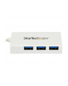Startech Hub USB-C-3xUSB 3.0 Biały (HB30C3A1CFBW) - nr 24
