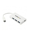 Startech Hub USB-C-3xUSB 3.0 Biały (HB30C3A1CFBW) - nr 39