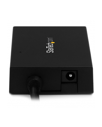 Startech Hub USB-C-4xUSB 3.0 Czarny (HB30C4AFS)