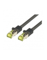 M-Cab Patchcord S-FTP Cat.7  PIMF LSZH 0.25m Czarny (3712) - nr 1