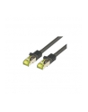 M-Cab Patchcord S-FTP Cat.7  PIMF LSZH 0.25m Czarny (3712) - nr 3