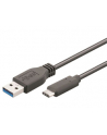 M-Cab Kabel USB USB 3.0 typu C 1m Czarny (7001308) - nr 1