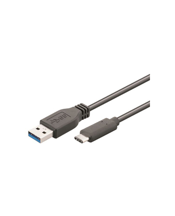 M-Cab Kabel USB USB 3.0 typu C 1m Czarny (7001308)