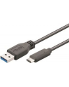 M-Cab Kabel USB USB 3.0 typu C 1m Czarny (7001308) - nr 4