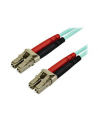 10m OM4 LC to LC Multimode Duplex Fiber Optic Patch Cable - patch cable - 10 m - aqua (450FBLCLC10) - nr 2