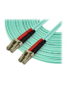 10m OM4 LC to LC Multimode Duplex Fiber Optic Patch Cable - patch cable - 10 m - aqua (450FBLCLC10) - nr 3