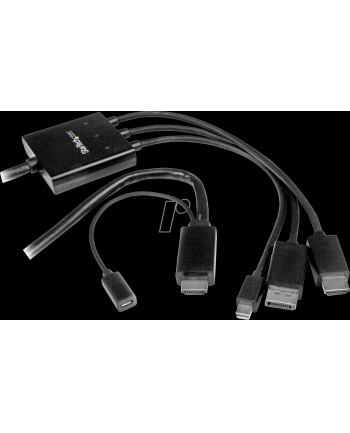 Startech HDMI DisplayPort lub Mini DisplayPort do HDMI + micro USB (DPMDPHD2HD)