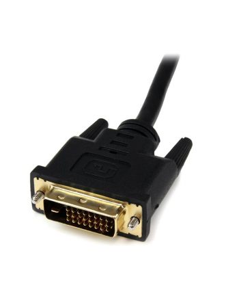 Startech Adapter AV HDMI na DVI-D F/M Czarny (HDDVIFM8IN)