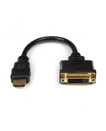 Startech Adapter AV HDMI na DVI-D M/F Czarny (HDDVIMF8IN)