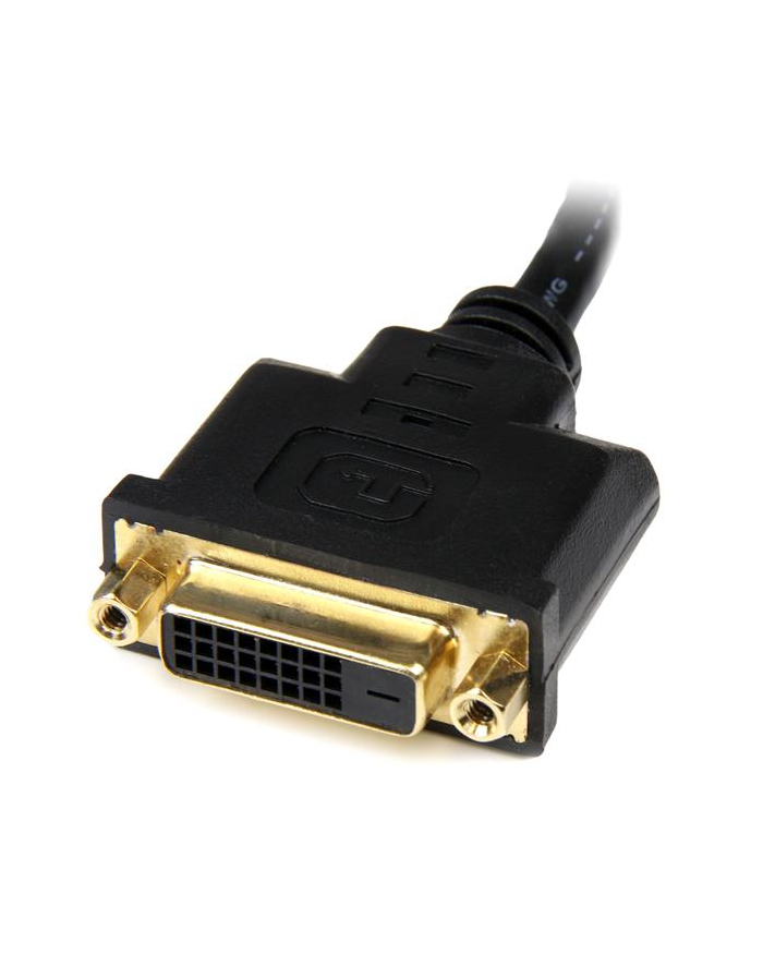Startech Adapter AV HDMI na DVI-D M/F Czarny (HDDVIMF8IN) główny