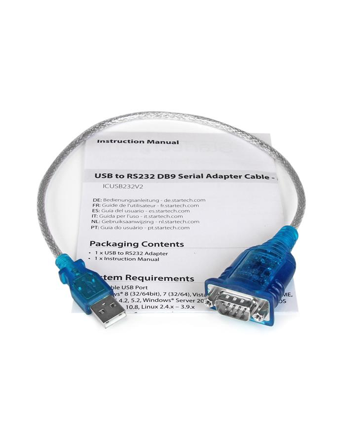 Startech Adapter USB 2.0 na DB-9 (ICUSB232V2) główny