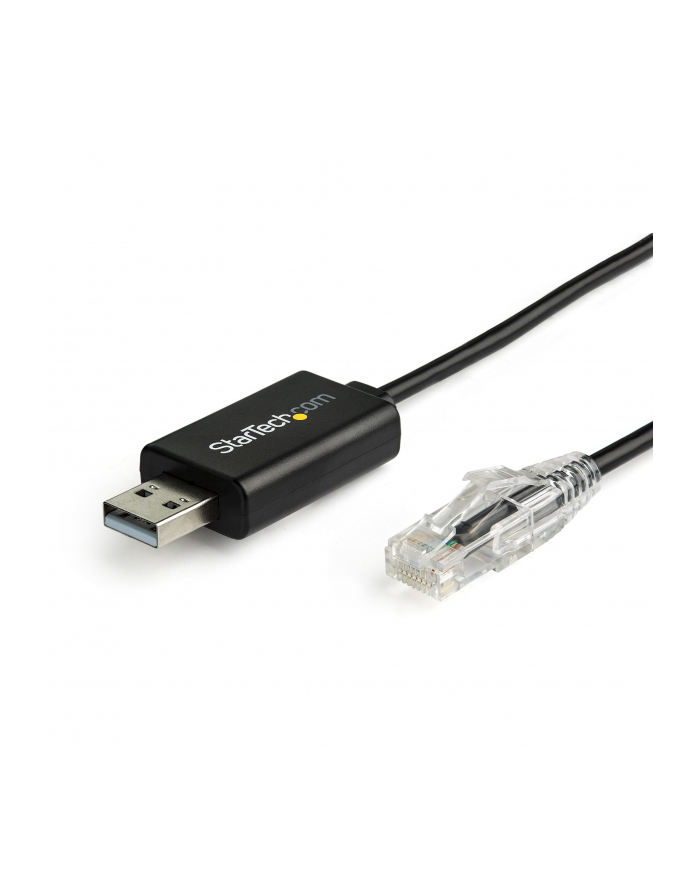 6 ft. / 1.8 m Cisco USB Console Cable - USB to RJ45 - 460Kbps - serial cable - 1.8 m - black (ICUSBROLLOVR) główny