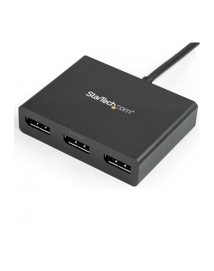 Startech Adapter AV miniDisplayPort na 3x DisplayPort Czarny (MSTMDP123DP) główny