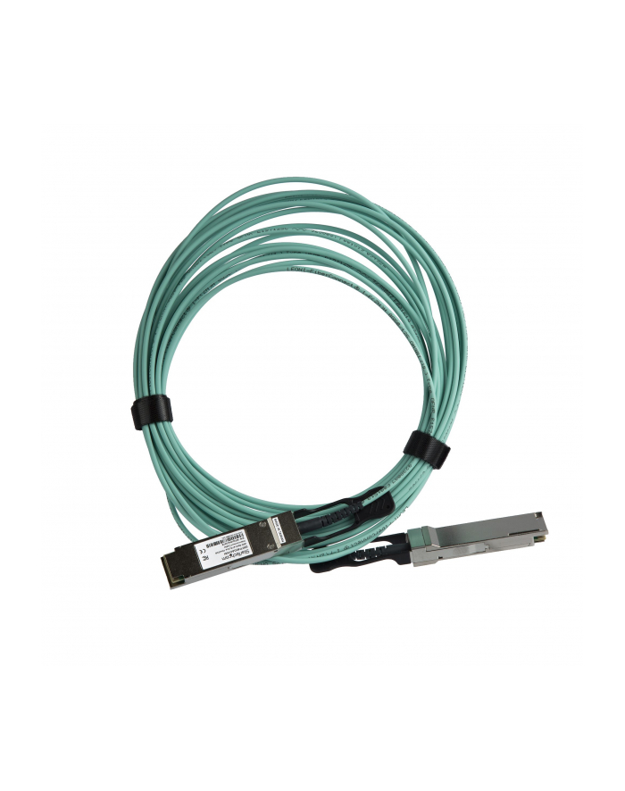MSA Compliant QSFP+ Active Optical Cable (AOC) - 10 m (33 ft.) - 40GBase direct attach cable - 10 m - black (QSFP40GAO10M) główny